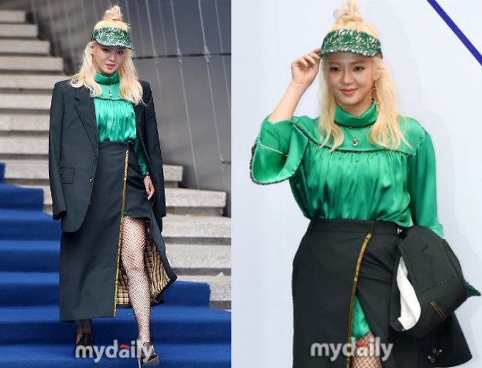 Hyoyeon-SNSD-Gunakan-Fashion-Nyentrik-Di-Acara-‘Seoul-Fashion-Week’.