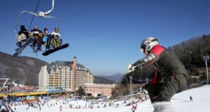 Tempat-Wisata-Di-Korea-Selatan-Saat-Musim-Dingin-Jisan-Forest-Ski-Resort