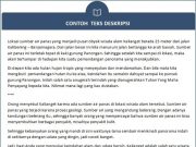 Teks deskripsi adalah teks yang dibuat untuk menggambarkan orang atau objek sesuai dengan gambaran aslinya. Menulis teks deskripsi adalah perangkat sastra di mana penulis menggunakan detail untuk menjelaskan sesuatu dengan kata-kata.