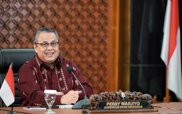 Gubernur Bank Indonesia Perry Warjiyo memberikan keterangan melalui streaming di Jakarta, Rabu (18/8 - 2020), Dok. Bank Indonesia