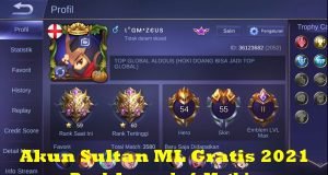 500 + Akun ML Sultan Gratis Rank Mythic Full Skin Maret 2021 iencsea.id