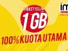 Paket yollow ini merupakan paket paling murah yang ditawarkan oleh indosat, yaitu hanya dengan 1000 rupiah saja kamu sudah bisa mendapatkan kuota sebesar 1 GB.