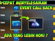 Cara Menyelesaikan Misi Callback Free Fire Terbaru 2021