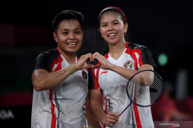Greysia/Apriyani sabet medali emas Olimpiade Tokyo