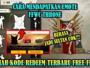 Kode Redeem Emote FFWC Throne FF Terbaru 2021, Begini Caranya