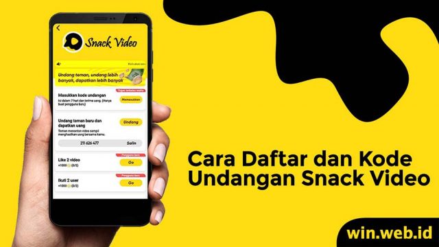 Rekomendasi - Kode undangan Snack Video Terbaru Rekomendasi - Kode undangan Snack Video Terbaru