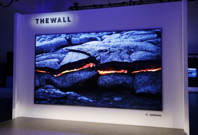 Samsung luncurkan layar microLED modular