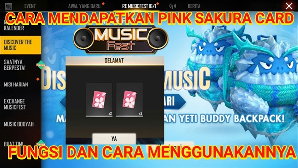 Token Pink Sakura Card Free Fire, Begini Cara Dapatnya Terbaru Token Pink Sakura Card Free Fire, Begini Cara Dapatnya Terbaru