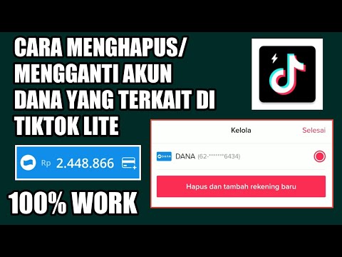 Tutorial - Cara Hapus Akun Dana di Tiktok