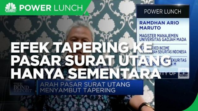 Efek Tapering Ke Pasar Surat Utang Diproyeksi Hanya Sementara