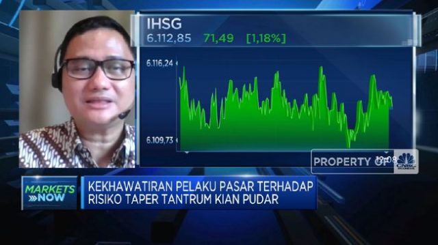 Kekhawatiran Efek Tapering Memudar, IHSG Menguat Lebih 1%