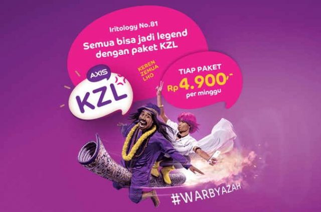 Daftar Harga Paket Data Internet Unlimited KZL AXIS Terbaru