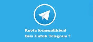 Penjelasan Kuota Kemendikbud Bisa Digunakan Untuk Telegram