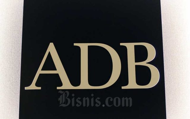 Direktur ADB Indonesia Yang Baru Prioritaskan Penanganan Dampak Pandemi Logo Asian Development Bank Indonesia di Jakarta, Rabu (8/4/2020). Bisnis - Eusebio Chrysnamurti