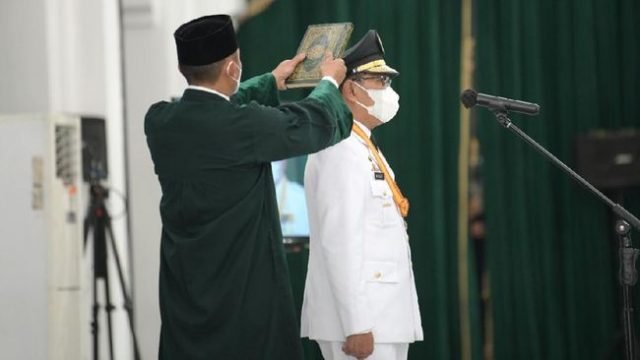 Gubernur Lantik Muhammad Yusuf Jadi Wali Kota Tasikmalaya