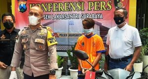 Kunci Masih Nempel, Tukang Antar Galon Curi Motor Pelajar