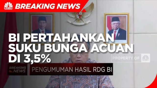 Alasan BI Tahan Suku Bunga Acuan di Tengah Isu Tapering AS