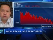 Sepi Sentimen, IHSG Awal Pekan Dibuka Melemah