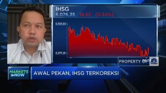 Sepi Sentimen, IHSG Awal Pekan Dibuka Melemah