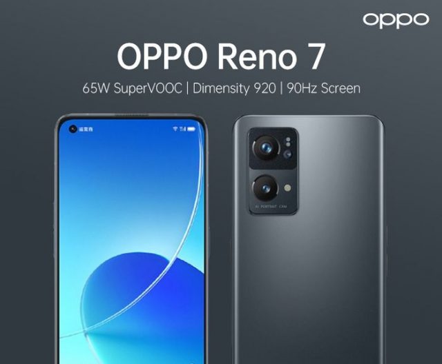 Ini Bocoran ponsel Oppo Reno7, siap untuk dirilis