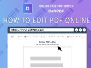 Tuturoial - Edit PDF Online