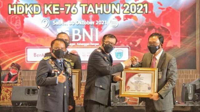 Kemenkumham Apresiasi BNI Dengan Penghargaan Bhakti Sosial