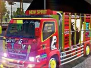 Download MOD BUSSID Truck Canter Indonesia: Truk Cabe, Hino, Terpal Segitiga
