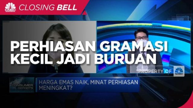 Harga Emas Naik, Perhiasan Gramasi Kecil Jadi Buruan