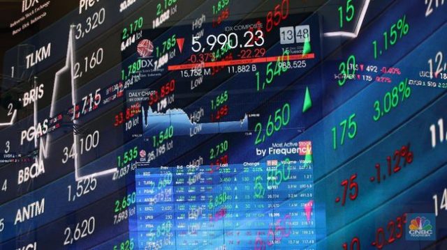 Sempat Sentuh 6.600, IHSG Akhiri Sesi 1 di Level 6.500