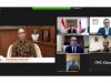 Wakil Menteri Luar Negeri RI Mahendra Siregar bersama sejumlah pejabat perwakilan RI di AS melakukan pertemuan virtual dengan pelaku bisnis dan mitra strategis pada Kamis (5/11/2020) waktu AS. - Antara