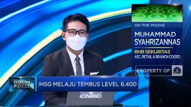 Ditutup Melesat 2,06%, IHSG Pertahankan Level 6.400