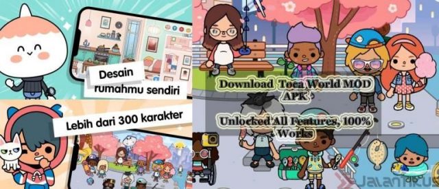 Download Toca World MOD APK v1.36 + OBB | Unlocked Semua Fitur Gratis!
