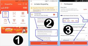 Tutorial - Cara Transfer Shopeepay ke OVO dengan Perantara Bank