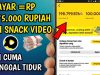 Tutorial - Mendapatkan Uang Dari Snack Video APK 2021