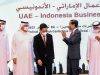 Presiden Joko Widodo berbincang dengan Ketua Umum Kadin Arsjad Rasjid dan sejumlah perwakilan investor Uni Emirat Arab dalam acara Indonesia-PEA Investment Forum di Dubai, Kamis (4/11/2021). - Antara