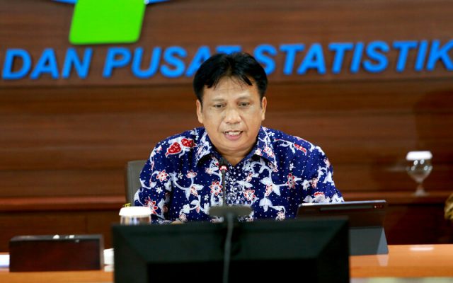 Kepala Badan Pusat Statistik (BPS) Margo Yuwono pada rilis data Indeks Harga Konsumen Juni 2021, Kamis (7/1/2021) -  BPS 