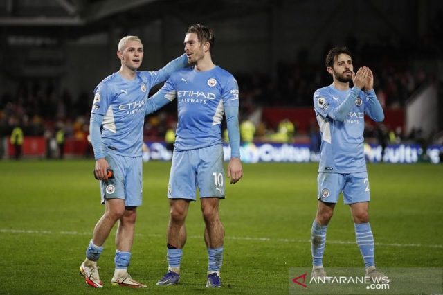 Klasemen Liga Inggris: City optimalkan terpelesetnya dua pesaing