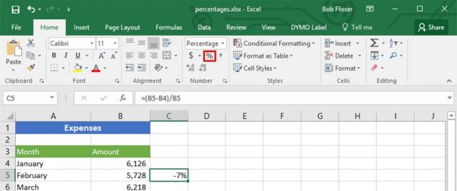 Tutorial - 5 Cara Menghitung Persen di Excel