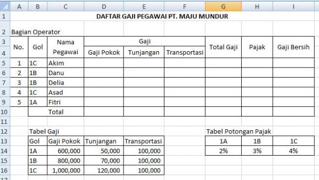 Tutorial - Rumus Vlookup Excel dengan Ratusan Sheet Berbeda