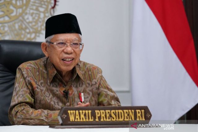 Wapres Ma'ruf Amin sampaikan ucapan Selamat Natal dan Tahun Baru