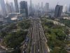 Foto aerial Simpang Susun Semanggi di Jakarta, Jumat (14/7). ANTARA FOTO - Sigid Kurniawan