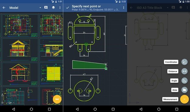 Rekomendasi - AutoCad Android ponsel Praktis