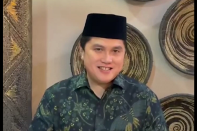 Sudah sehat, Erick Thohir kembali beraktivitas seperti biasa