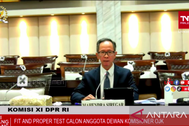 Komisi XI DPR setujui Mahendra Siregar jadi Ketua DK OJK