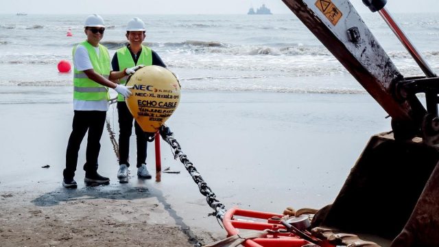 XL Axiata, Meta, dan Google Gelar Kabel Laut Echo Sepanjang Agustin Setyo Wardani