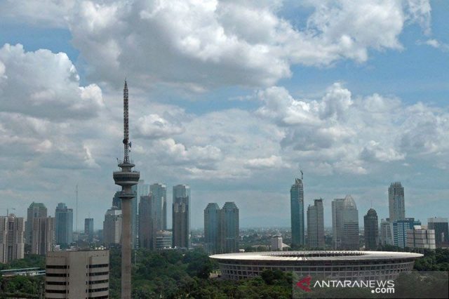 Cuaca kebanyakan kota besar diprakirakan cerah berawan atau berawan