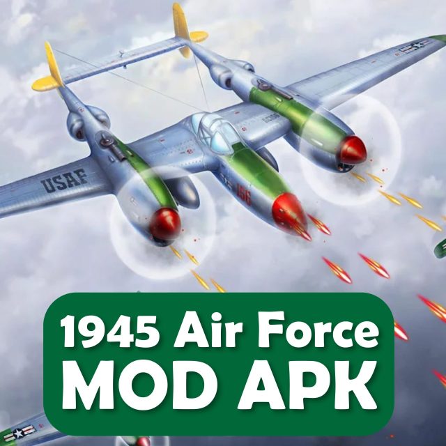 Download 1945 Air Force MOD APK Game Perang Perangan